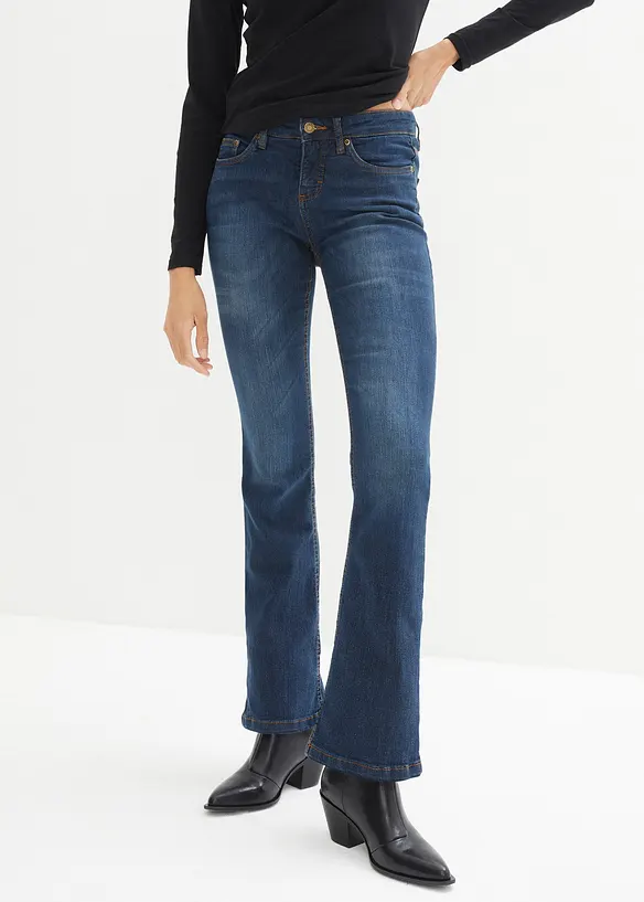 Bootcut-jeans Mid Waist, Stretch, bonprix