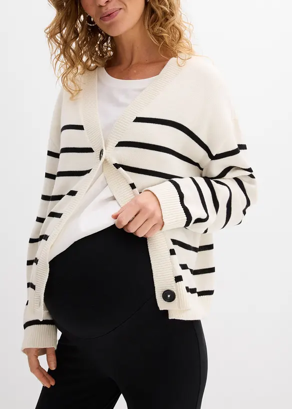 Mammaleggings i &oslash;kologisk bomull (3-pack), bonprix