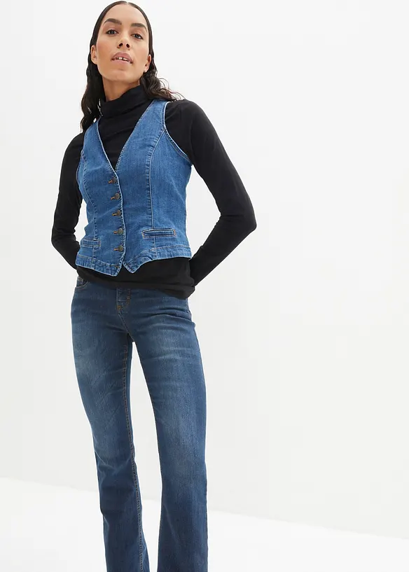 Bootcut-jeans Mid Waist, Stretch, bonprix