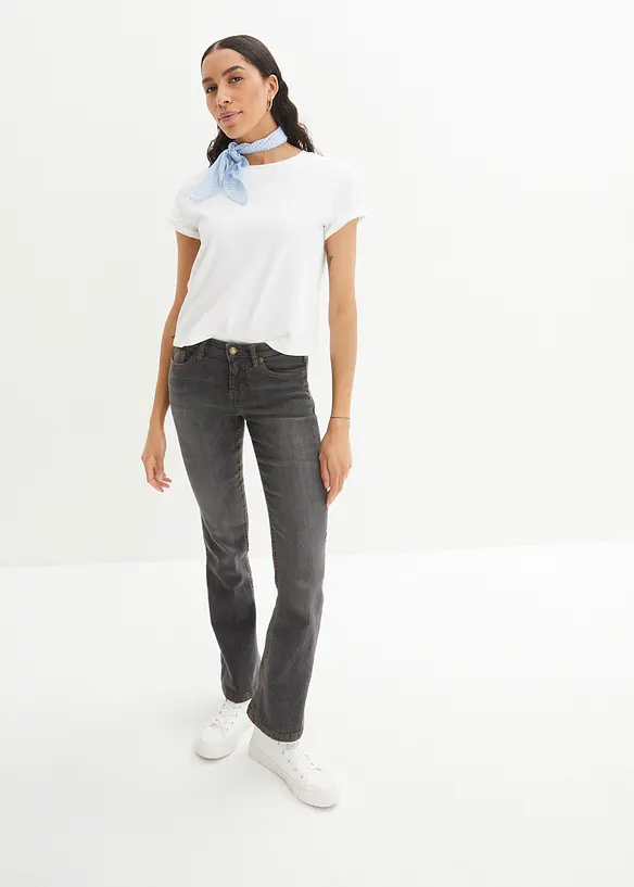 Bootcut-jeans Mid Waist, Stretch, bonprix