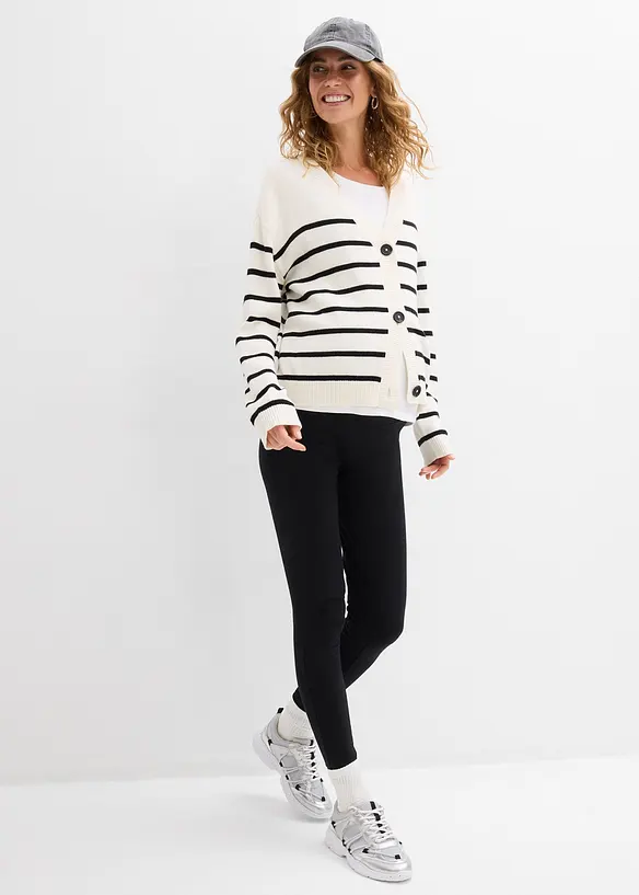 Mammaleggings i &oslash;kologisk bomull (3-pack), bonprix