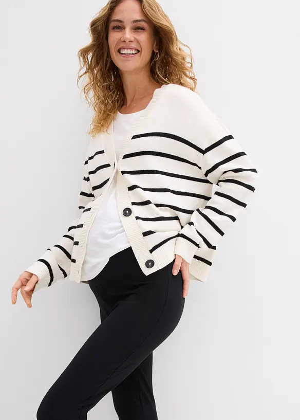 Mammaleggings i &oslash;kologisk bomull (3-pack), bonprix