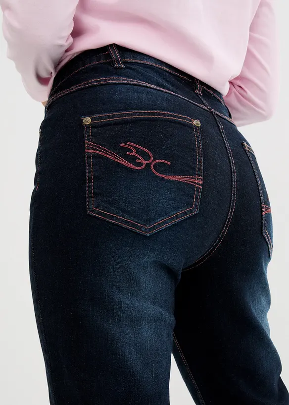 Straight-jeans, Mid Waist, komfortlinning, bonprix