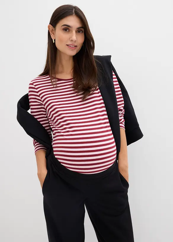 2-i-1-mamma-sweatbukse med regulerbart b&aring;nd i livet, bonprix