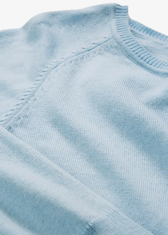 Genser med silke, bonprix