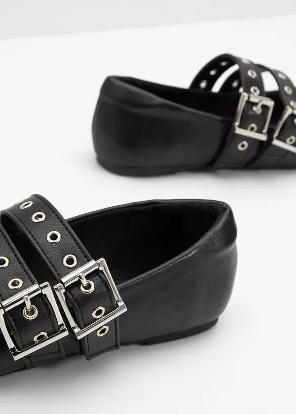 Mary Janes med polstret inners&aring;le, bonprix