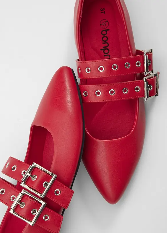 Mary Janes med polstret inners&aring;le, bonprix