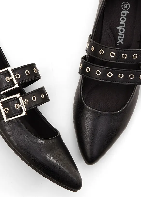 Mary Janes med polstret inners&aring;le, bonprix