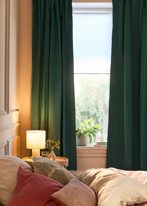 M&oslash;rkleggingsgardin, kommer i mange st&oslash;rrelser (1-pack), bonprix