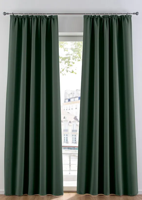 M&oslash;rkleggingsgardin, kommer i mange st&oslash;rrelser (1-pack), bonprix