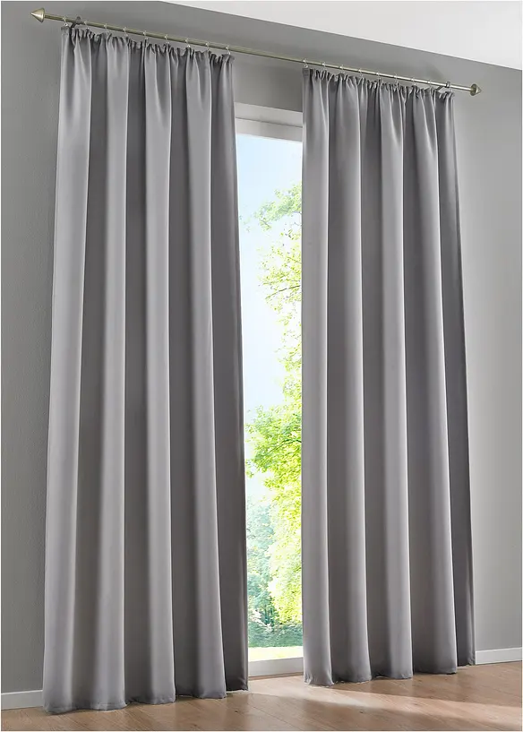 M&oslash;rkleggingsgardin, kommer i mange st&oslash;rrelser (1-pack), bonprix