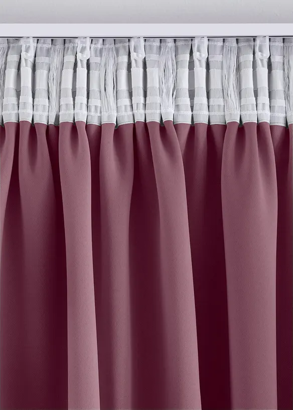 M&oslash;rkleggingsgardin, kommer i mange st&oslash;rrelser (1-pack), bonprix