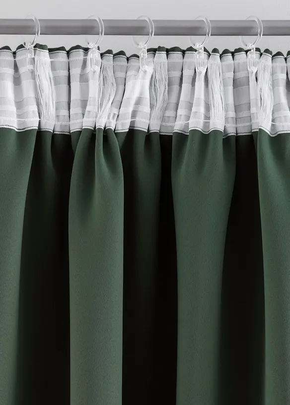 M&oslash;rkleggingsgardin, kommer i mange st&oslash;rrelser (1-pack), bonprix