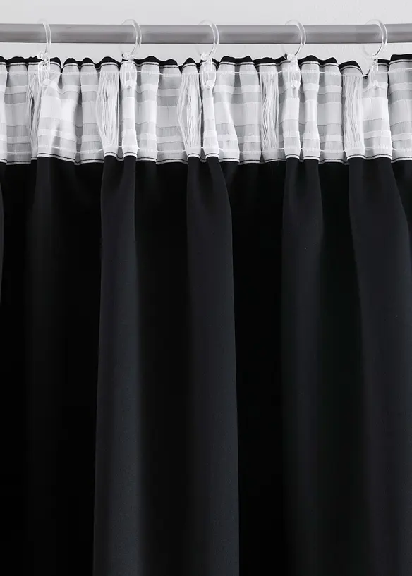 M&oslash;rkleggingsgardin, kommer i mange st&oslash;rrelser (1-pack), bonprix