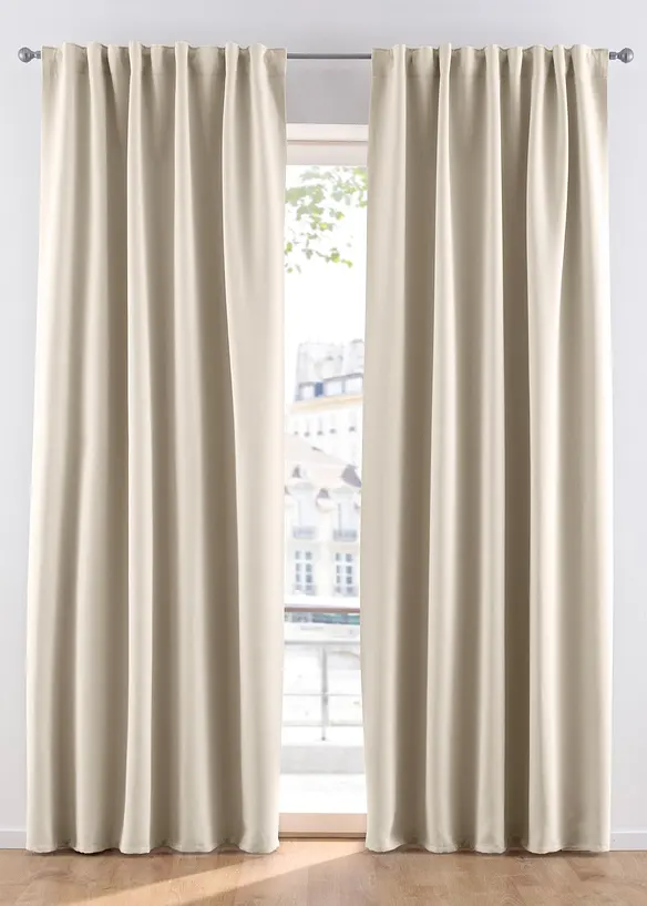 M&oslash;rkleggingsgardin, kommer i mange st&oslash;rrelser (1-pack), bonprix