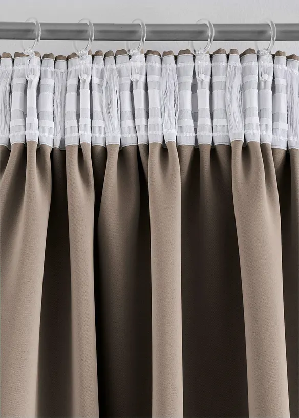 M&oslash;rkleggingsgardin, kommer i mange st&oslash;rrelser (1-pack), bonprix