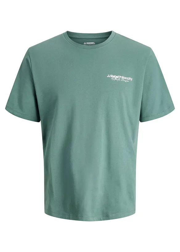 T-skjorte fra JJ REBEL av 100% bomull, Loose Fit, JJ REBEL