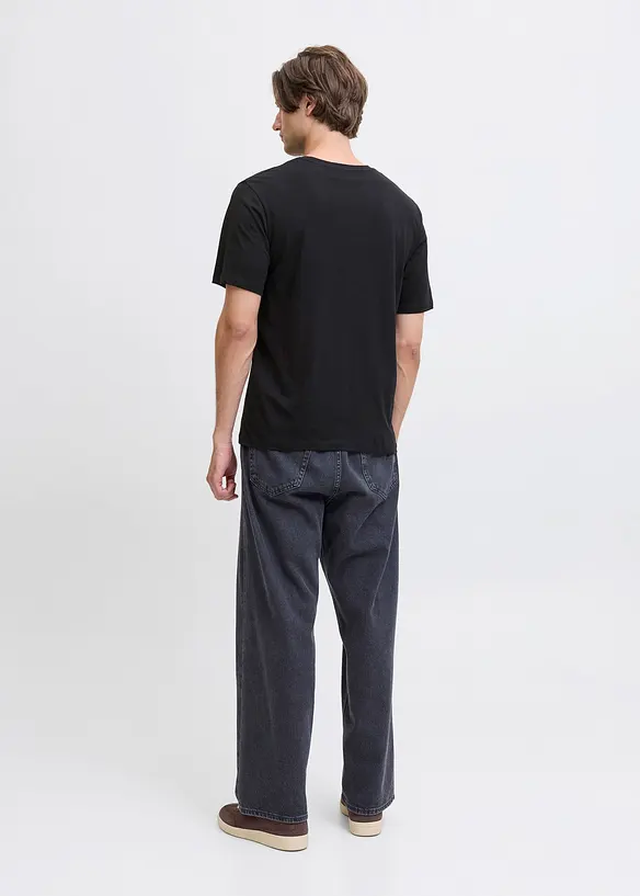 T-skjorte fra JJ REBEL av 100% bomull, Loose Fit, JJ REBEL