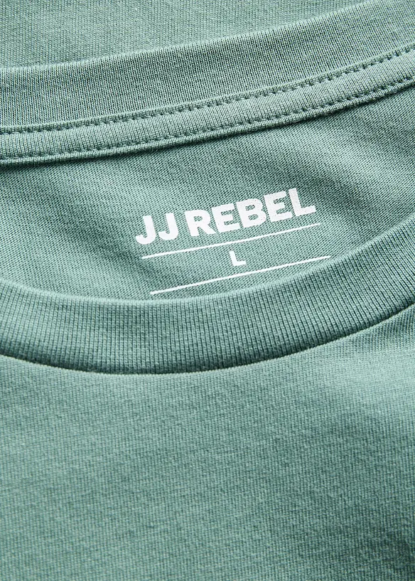 T-skjorte fra JJ REBEL av 100% bomull, Loose Fit, JJ REBEL