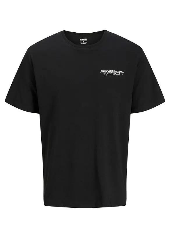 T-skjorte fra JJ REBEL av 100% bomull, Loose Fit, JJ REBEL