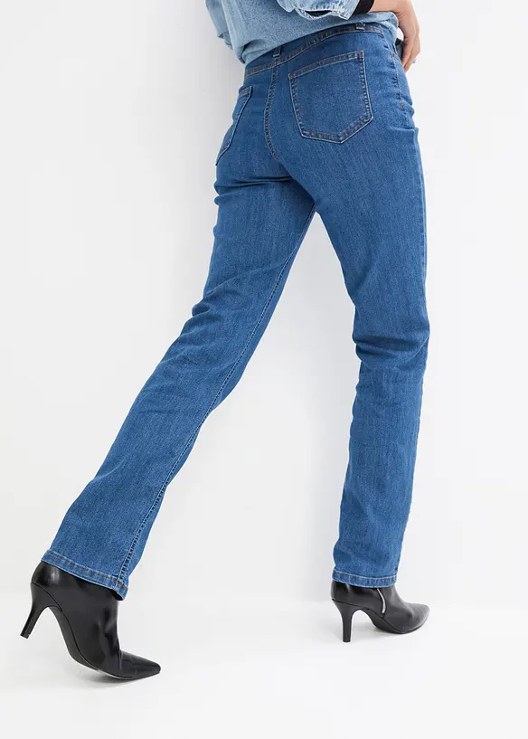 Straight-jeans Mid Waist, Stretch, bonprix