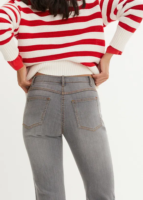 Straight-jeans Mid Waist, Stretch, bonprix