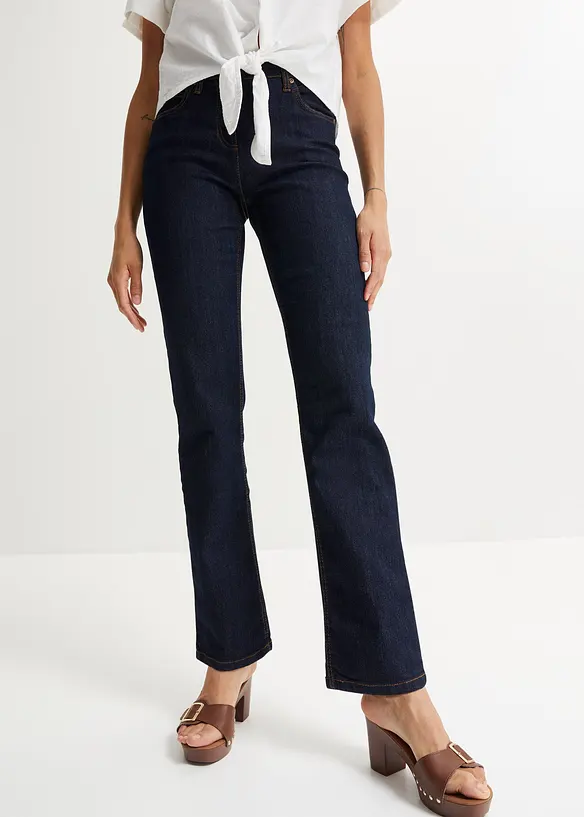 Straight-jeans Mid Waist, Stretch, bonprix