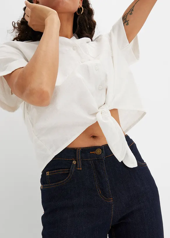 Straight-jeans Mid Waist, Stretch, bonprix