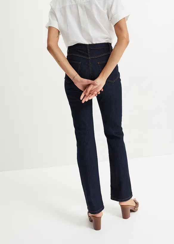 Straight-jeans Mid Waist, Stretch, bonprix