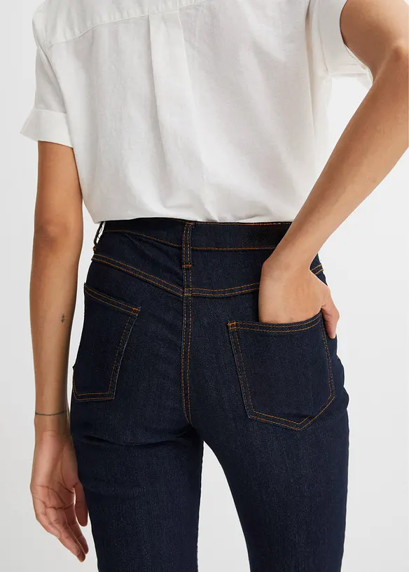Straight-jeans Mid Waist, Stretch, bonprix