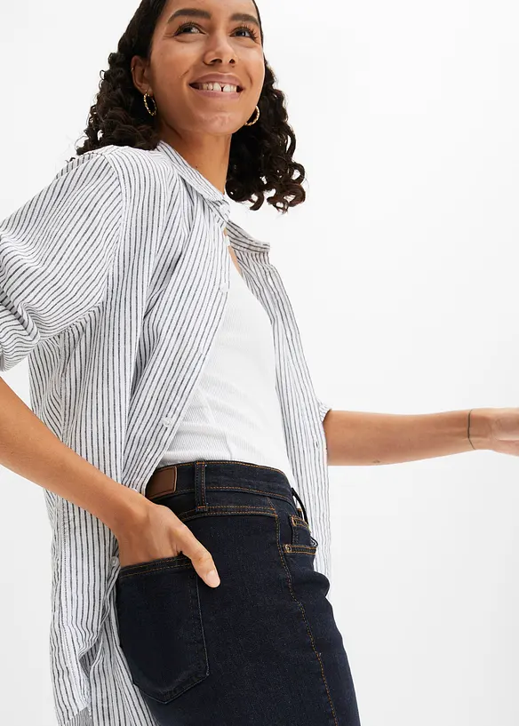 Slim Fit-jeans, Straight, Mid Waist, Stretch, bonprix