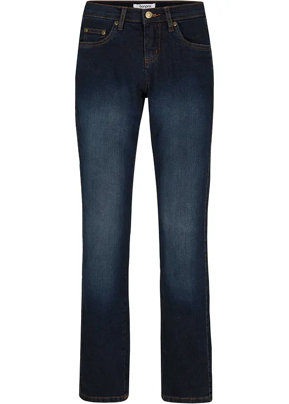 Slim Fit-jeans, Straight, Mid Waist, Stretch, bonprix