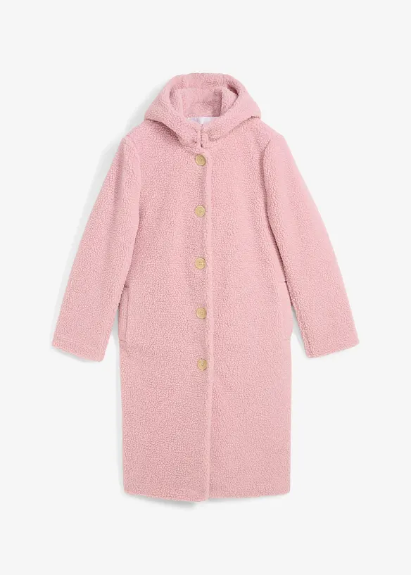 K&aring;pe i pil&eacute; med hette og lommer, bonprix