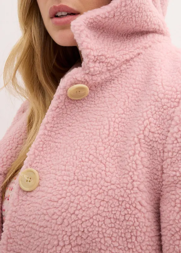 K&aring;pe i pil&eacute; med hette og lommer, bonprix