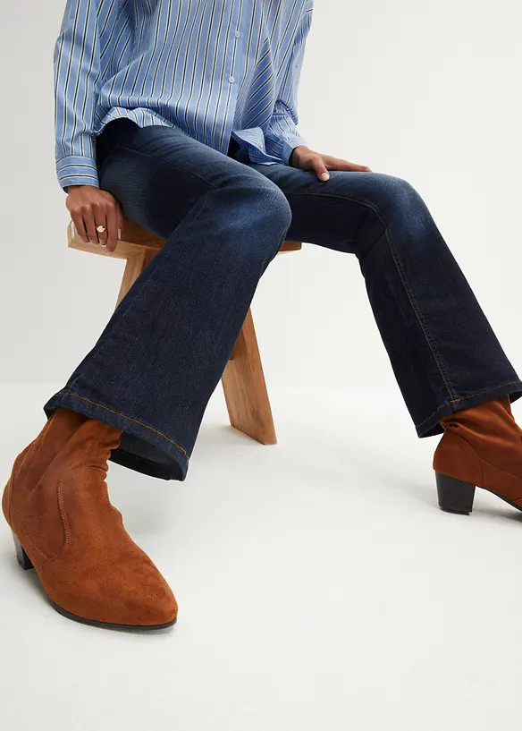 Bootcut-jeans Mid Waist, Stretch, bonprix