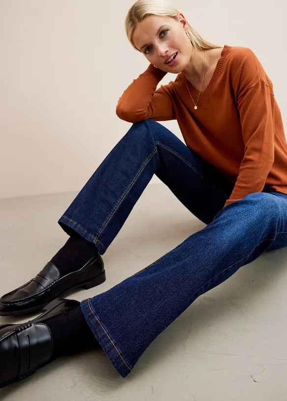 Bootcut-jeans Mid Waist, Stretch, bonprix