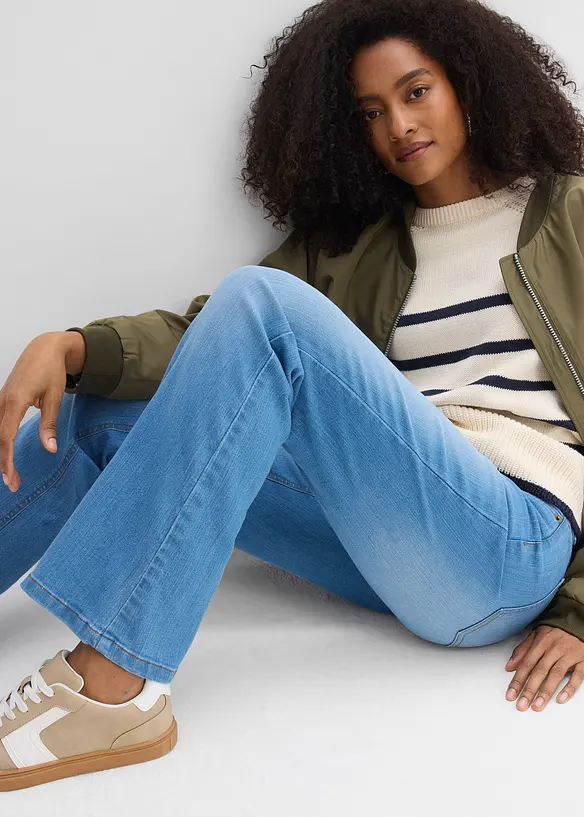 Bootcut-jeans Mid Waist, Stretch, bonprix