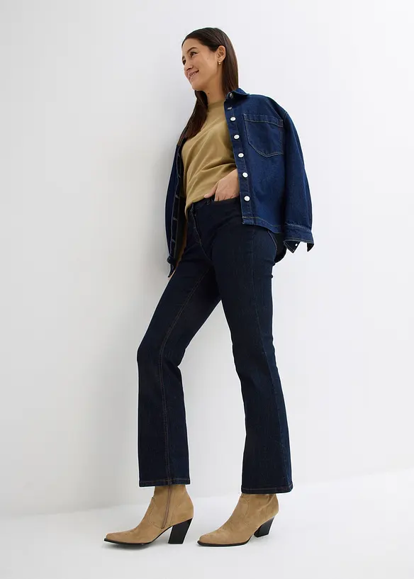 Bootcut-jeans Mid Waist, Stretch, bonprix