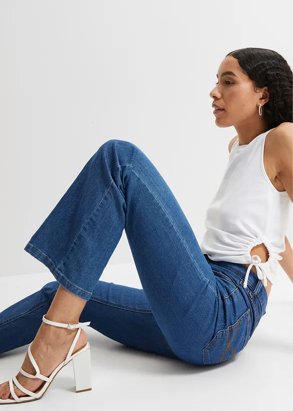 Bootcut-jeans Mid Waist, Stretch, bonprix