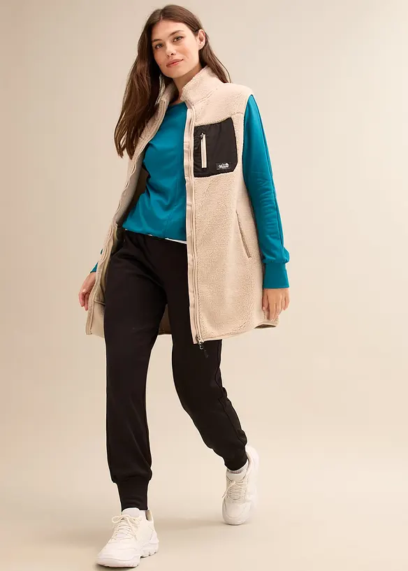 Vest i tedyfleece, bonprix