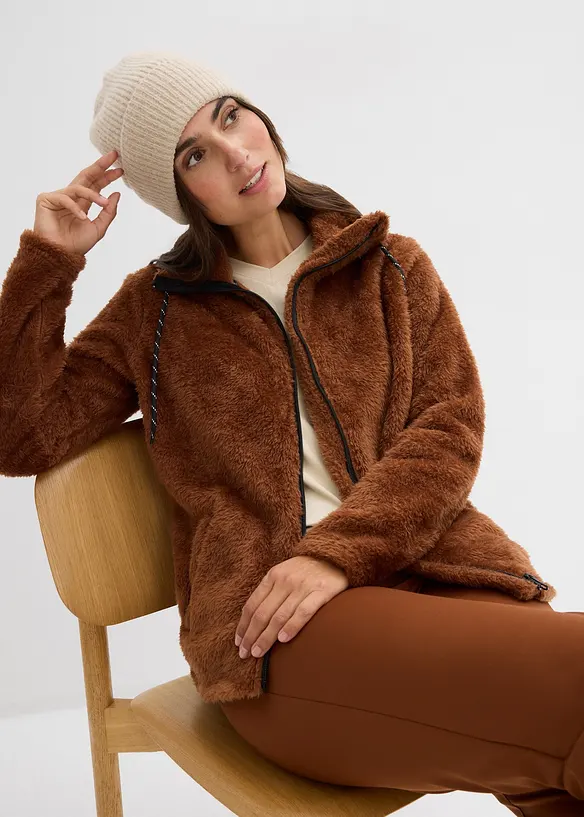 Jakke i pilefleece, bonprix