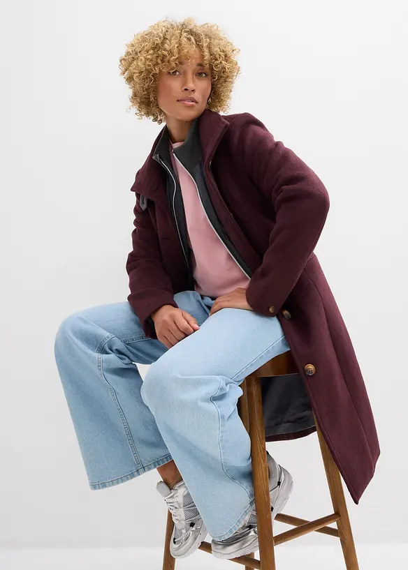 Vinterk&aring;pe i 2-i-1-stil, bonprix