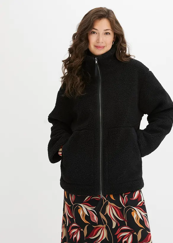 F&ocirc;ret teddyfleece-jakke, bonprix