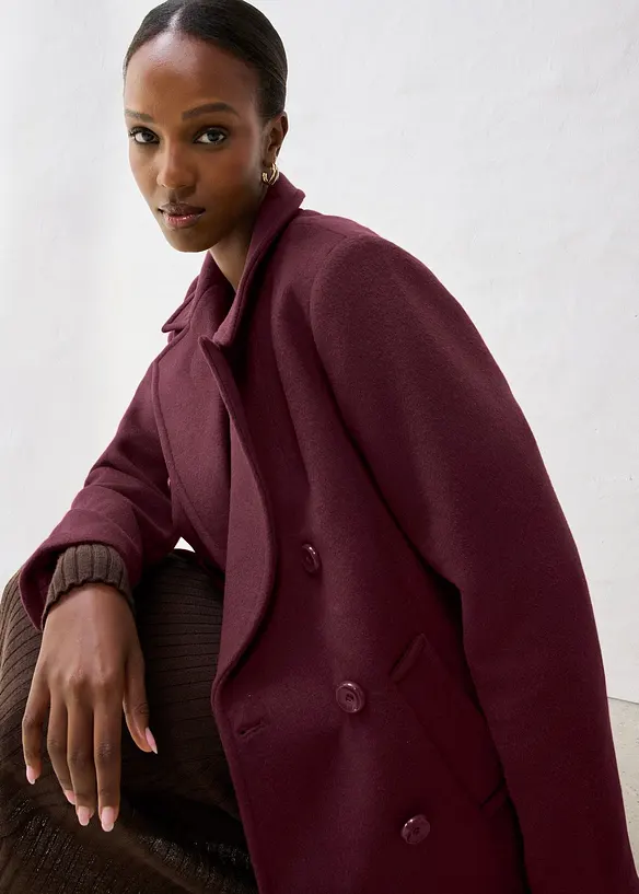 Losjakke med ull, bonprix