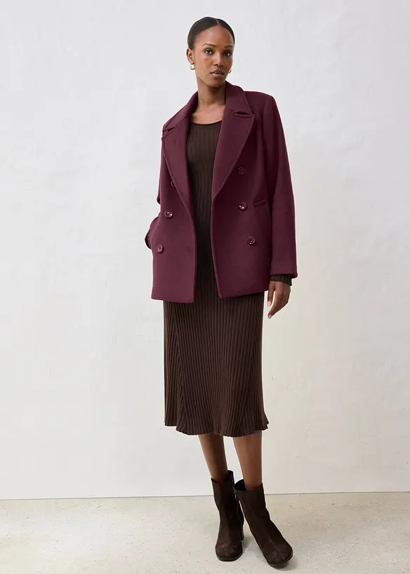 Losjakke med ull, bonprix