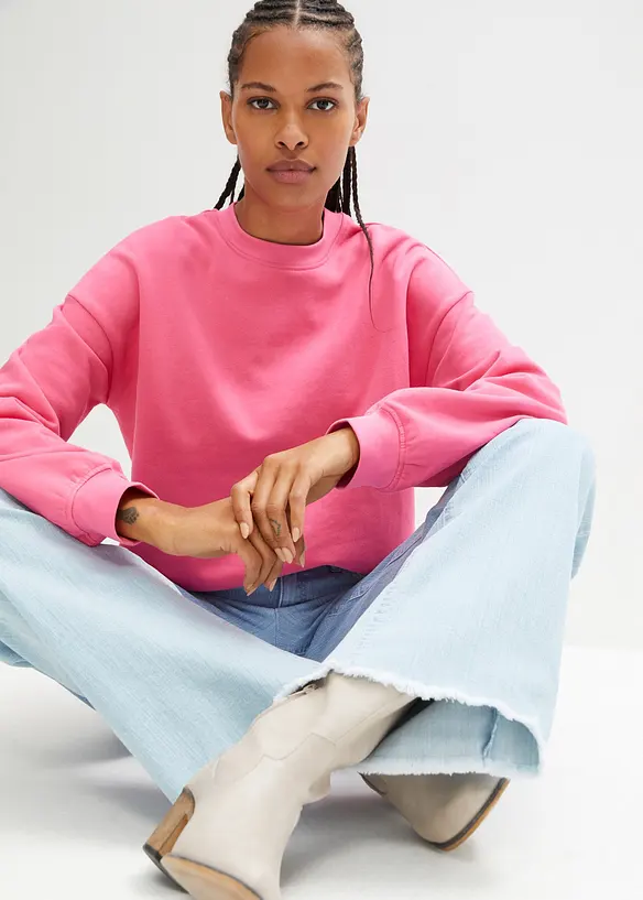 Wide Leg-jeans High Waist, bonprix