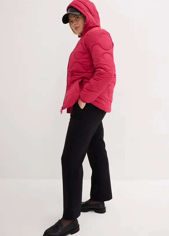 Vattert jakke med hette, bonprix