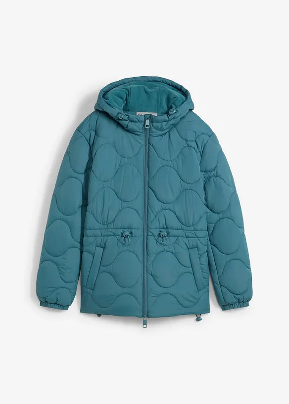 Vattert jakke med hette, bonprix