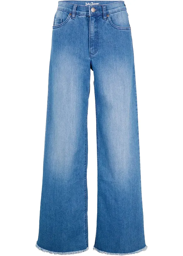 Wide Leg-jeans High Waist, bonprix