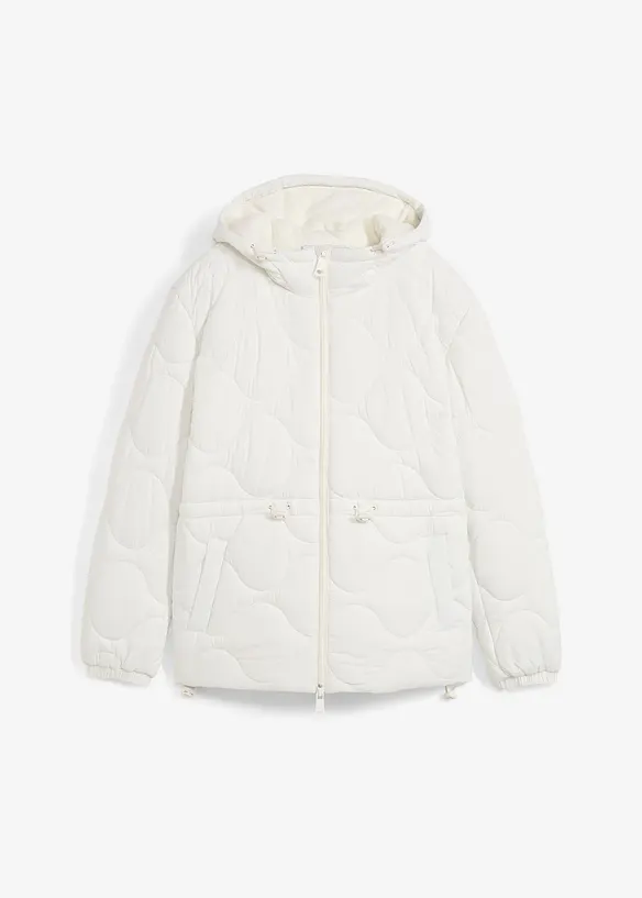 Vattert jakke med hette, bonprix